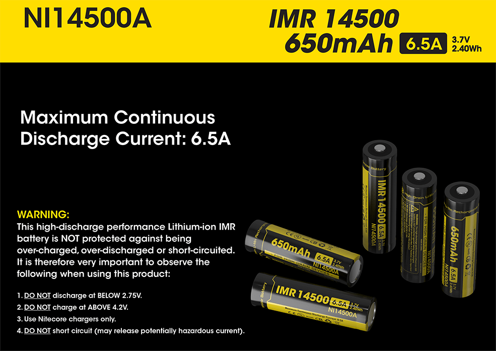 NITECORE COLLECTION :: Nitecore - Μπαταρίες :: Μπαταρίες Li-ion 14500 ...